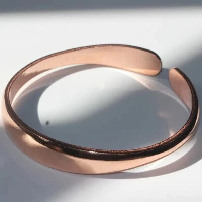 Bohemian Non Magnetic Pure Copper Bracelet Bangle Unisex Elegant and Minimalist