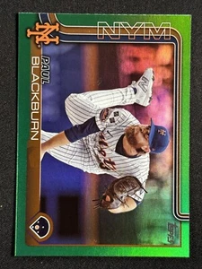2025 Topps Series 1 - Paul Blackburn #329 Green Foilboard /99 - Picture 1 of 2