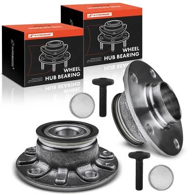 2x Roulement Moyeu Arrière pour Audi A3 8P 8V VW Golf 5 6 7 1K 5K Seat Skoda - Photo 1/2