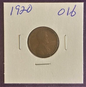 1920-P Weizenpfennig Kopf Pfennig - zirkuliert - Münze #016 - Bild 1 von 2