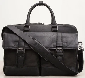 Kenneth Cole Nylon and Leather Convertible Backpack 15.4" Laptop Business Case  - Picture 1 of 4