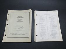 2 Original Kaman Helicopter Illustrated Manuals HTK-1 Parts + H-43A Maintenance