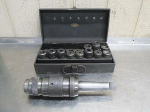 Asquith No. 3A Tapping Drilling Head Chuck Tool Holder w/Collets #5 Morse Taper - Picture 1 of 12
