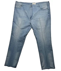 Jeans ECKO UNLTD uomo 52 blu denim 100% cotone vestibilità rilassata dritto a sacco - Foto 1 di 9