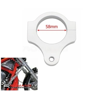 58mm Universal Fork Frame Steering Damper Bracket Mounting Clamps Fatigue Reduce - Picture 1 of 7