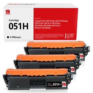 3 Stück Tonerkassette für Canon 051H ImageCLASS MF267ic MF269dw MF263dn MF264dw - Bild 1 von 6