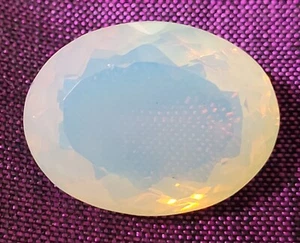 Rare 19.45 CT Loose Australian Blue Opal Like Excellent Oval Cut Gemstone  - Picture 1 of 5