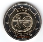 2 EURO COMMEMORATIVO IRLANDA 2009 EMU 10° Anniversario FDC