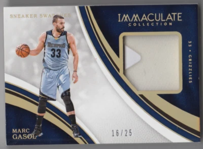 2016-17 Panini Immaculate Grizzlies Marc Gasol Sneaker Swatches 16/25 #SS-MG - Image 1 of 2
