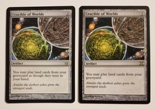 2x Crucible of Worlds: Fifth Dawn/Tenth X - MTG - Minty Fresh, FREE Comb'd Ship!
