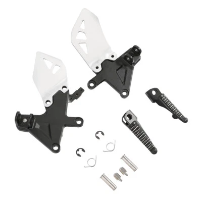 Juego de soportes de reposapiés delanteros aptos para Kawasaki Ninja ZX10R 2011-2020 EE. UU. Foto 1 de 4