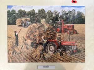 Farmer Art, Ray Hutchins, Summer Reaping, 40 X 30cm, Print - Picture 1 of 7
