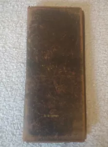 Rare Vintage Pennsylvania Railroad Conductor's Leather Wallet With Papers - Picture 1 of 10