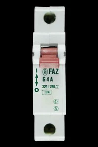MOELLER FAZ 4 AMP 3M MCB CIRCUIT BREAKER G4A - Picture 1 of 7
