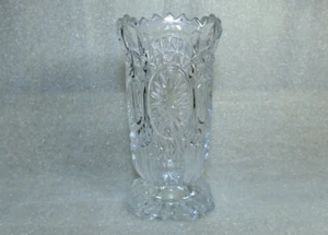 Jarrón vintage Hofbauer Byrdes cristal con plomo 6 pulgadas con diseño de dos caras pájaros - Imagen 1 de 5