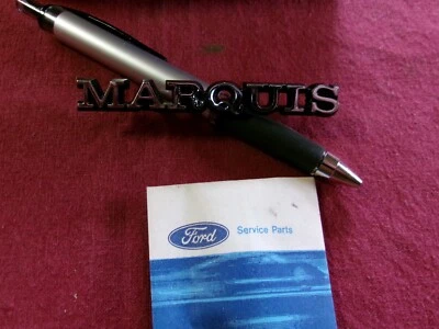 1980-85 Mercury MARQUIS deck lid name plate  E0MY-5450398-B - Image 1 of 4