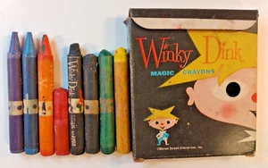 Crayones mágicos Winky Dink años 50 Marvel Screen Enterprises No. Juego de televisión 825 - Imagen 1 de 8