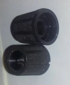 Pots control x2 silver w15mmxh15mmxt13mm pot hole 6mm - Picture 1 of 1