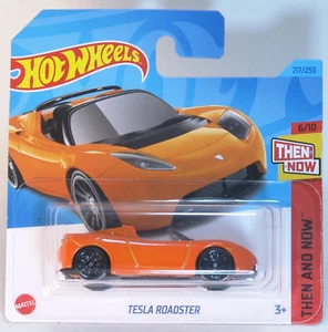 Hot Wheels 2023 #217 - HKJ44 -C- Then and Now - Tesla Roadster - Imagen 1 de 1