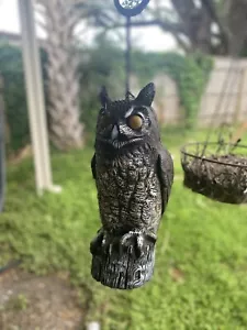 Made In USA Dalen Products Vintage Owl Blow Mold 1990 Plastic Garden Decoy 16" - Picture 1 of 6