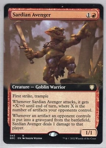 1x Sardian Avenger *Extended Art* - The Brothers' War: Commander - NM - Bild 1 von 1