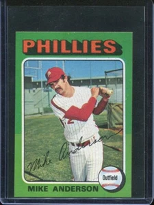1975 Topps MINI Baseball # 118 Mike Anderson (NM-MT) Near Mint to Mint - Picture 1 of 2