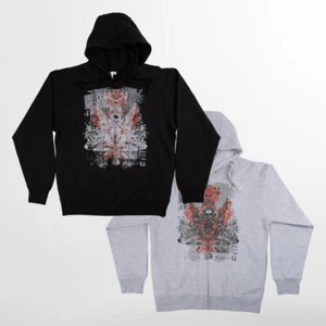 Mens Gothic Hoodie Black Angel Molloy - Picture 1 of 5