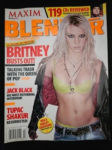 Blender Magazine Jan/Feb 2004 Issue #23 *Britney Spears* Jack Black Tupac Shakur - Picture 1 of 4