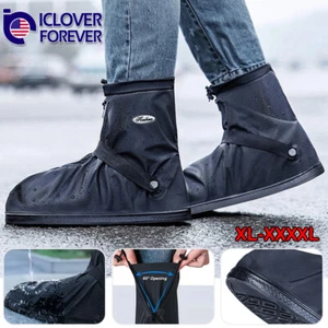 Cubiertas para zapatos de lluvia reutilizables impermeables botas sobreexcavadoras ciclismo nieve protector contra polvo - Imagen 1 de 14