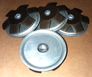 4 Stück Gewindestern Typ 2-1/2" (OD) Rundschlaucheinsatz 5/16-20 Gewinde - Bild 1 von 1