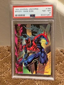 1994 Marvel Universe Spider Man PSA 8 #184 2099 Card NEW CASE - Picture 1 of 1