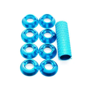 8Pcs Radio Control Switch Color Nut W/tool fit For FUTABA JR/Frsky Transmitter - Image 1 of 2