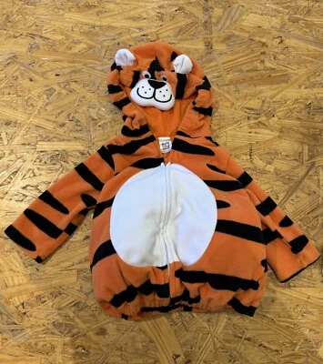 Lindo Disfraz de Halloween Carters Bebé Tigre Talla 6-9 Meses Polar Acolchado Cálido Top Foto 1 de 2