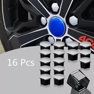 16 x Car Wheel Nut Bolt Plastic Covers Caps For Peugeot 307 308 407 408 2008 · - Imagen 1 de 7