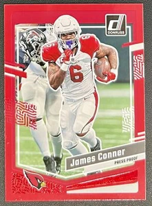 2023 Donruss #5 James Conner Press Proof Red - Picture 1 of 2