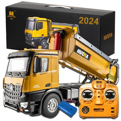 Huina 1573 Rc Dump Truck 1:14 Lkw 10 Kanal Kipplader 2,4 GHz Geschenk für Kinder - Bild 1 von 4