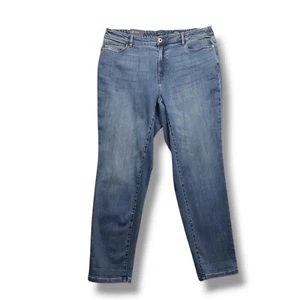 J Jill Boyfriend Straight Leg Ankle Jeans Womens 18 - Picture 1 of 11