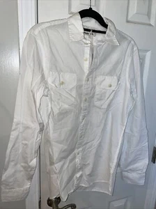 Womens White GuideBoat Ply the Waters Button Down Shirt Size Small NWT - Picture 1 of 7