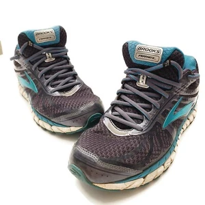 Scarpe da corsa Brooks Ariel 16 donna 11,5 Medium B allenamento nero blu sedici - Foto 1 di 12