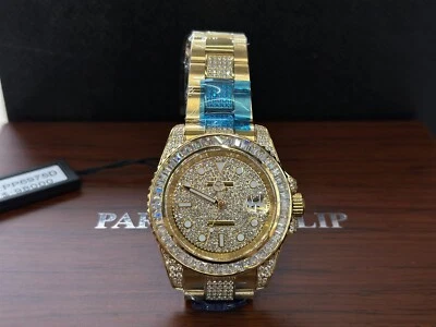 Parker Philip Automatic Stainless Steel Diamond Watch  (Gold) PP6975D-2 - Image 1 of 4