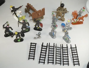 Jean Höfler W. Germany Medieval Vintage Horses & Catapult Figures Knights 1960s - Picture 1 of 21