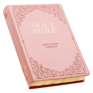 KJV Holy Bible, Giant Print Full-Size Faux Leather Red Letter Edition - Thumb In - Picture 1 of 12