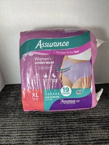 Assurance Women's Incontinence Postpartum Underwear XL Maximum Absorbency 19ct V - Picture 1 of 2