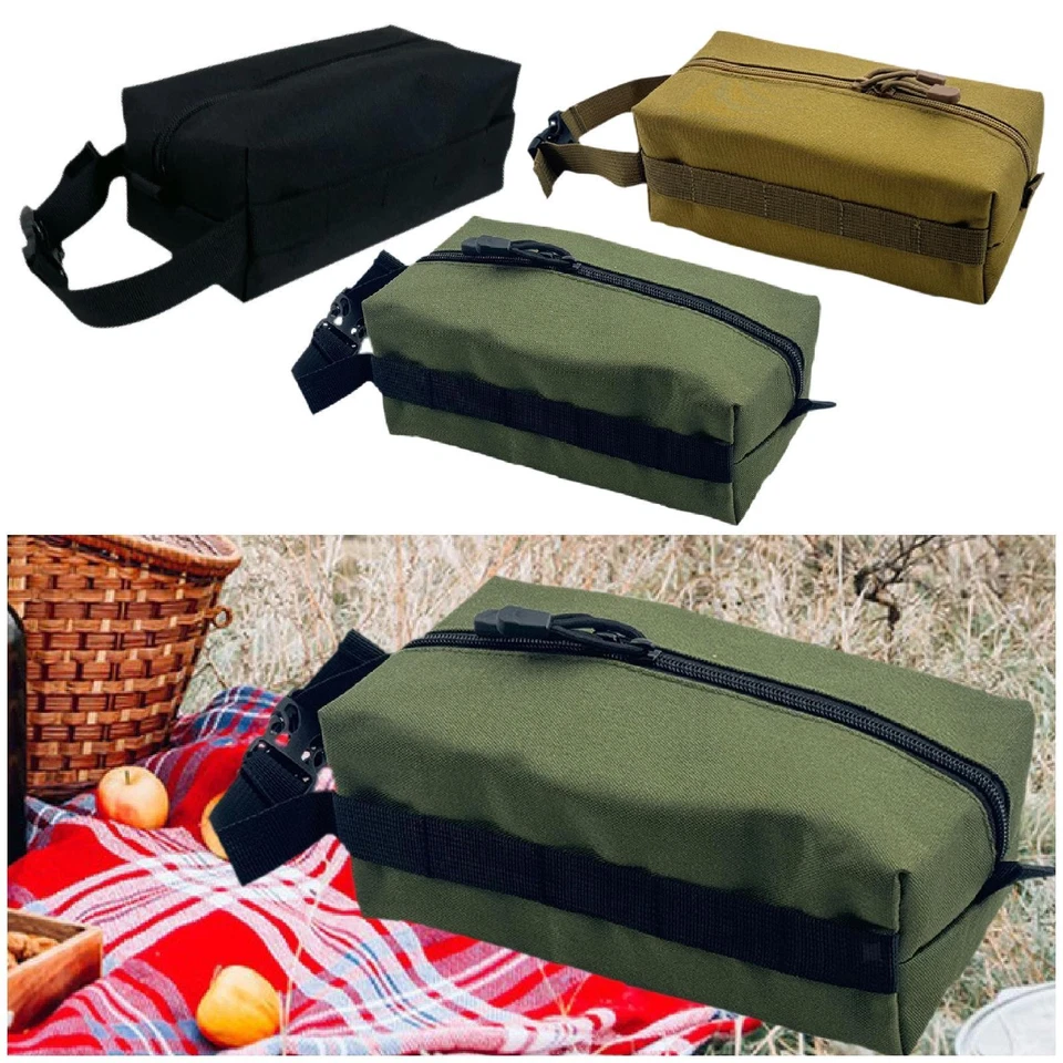 Outdoor Camping Tissue Box Wipes Dispenser Box Napkin Hanging Storage Bag for - image 1 of 1