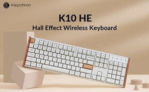 Keychron - K10 HE 100% Custom Hall Effect Mechanical Gaming Keyboard White - Picture 1 of 10