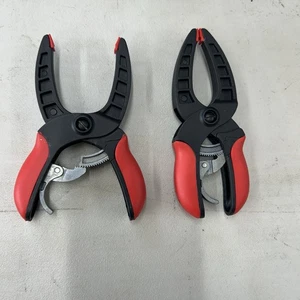 Bessey XCRU3 Ratcheting Spring Clamp 7 Inch 2 In Jaw Opening 4” Long 2 Pc. Set - Picture 1 of 3