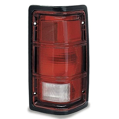 Комбинированная линза тормозного/заднего фонаря Grote 854025 прямоугольная, красная и прозрачная, - Изображение 1 из 4