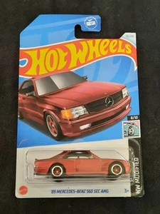 Mercedes-Benz 560 SEC AMG Super Treasure Hunt 2024 Hot Wheels 89 - Imagen 1 de 9