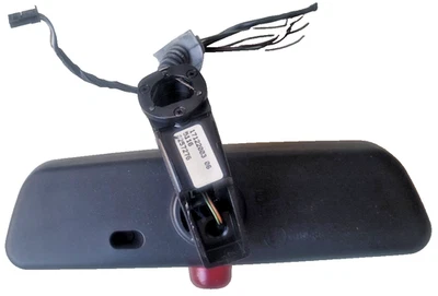 Espejo retrovisor interior BMW 325i 2004 usado atenuación automática OEM E46 montaje en parabrisas Foto 1 de 4