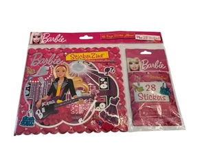 Barbie StickerZine Retired Collectible Album w 28 Stickers Sealed Set BRAND NEW - Picture 1 of 2